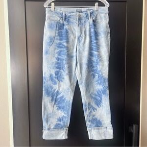 J. Jill high rise cropped tie-dye Womwn’s jeans size 10